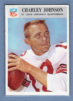 1966 Philadelphia #163 Charley Johnson (2) EX-MT  GO320