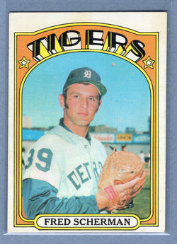 1972 Topps #6 Fred Scherman (st) VG  GO315