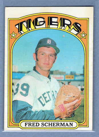 1972 Topps #6 Fred Scherman (st) VG  GO315