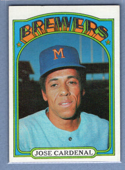 1972 Topps #12 Jose Cardenal EX-MT  GO500