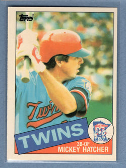 1985 Topps Tiffany #18 Mickey Hatcher NM