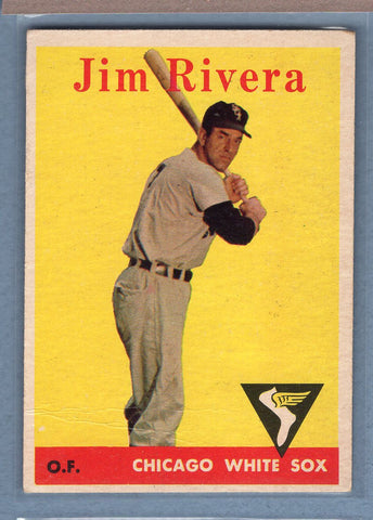 1958 Topps #11 Jim Rivera  G-VG  GO387