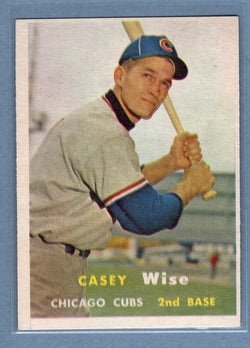 1957 Topps #396 Casey Wise EX-MT  GO150
