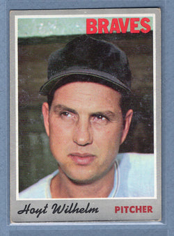 1970 Topps #17 Hoyt Wilhelm (HOF)  EX  GO695