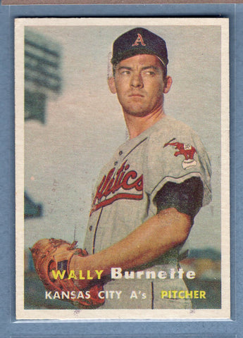 1957 Topps #13 Wally Burnette (st) (a) VG   GO260