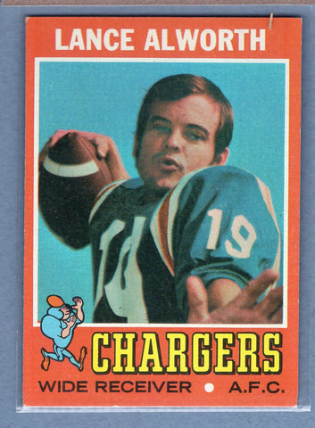 1971 Topps #10 Lance Alworth (HOF) EX-MT  GO260