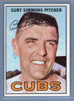 1967 Topps #39 Curt Simmons  EX-MT   GO223