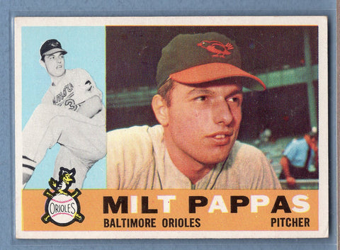 1960 Topps #12 Milt Pappas EX  GO480