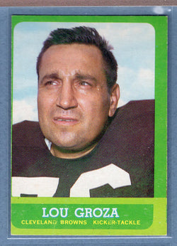 1963 Topps #19 Lou Groza (HOF) SP EX     GO95
