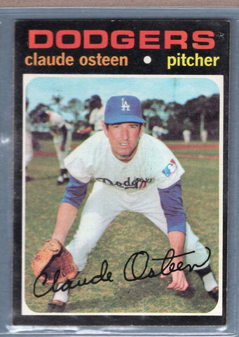1971 Topps #10 Claude Osteen  EX-MT  SB1