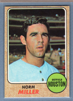 1968 Topps #161 Norm Miller (c)EX-MT  GO507