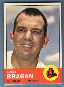 1963 Topps #73 Bobby Bragan EX-MT Set Break
