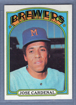1972 Topps #12 Jose Cardenal EX-MT   GO464