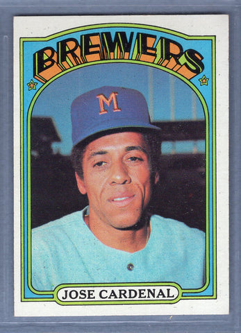 1972 Topps #12 Jose Cardenal EX-MT   GO464