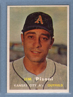 1957 Topps #402 Jim Pisoni EX-MT  GO150