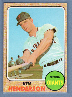 1968 Topps #309 Ken Henderson EX-MT  GO545