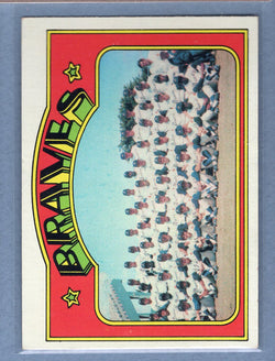 1972 Topps #21 Atlanta Braves EX-MT  GO483