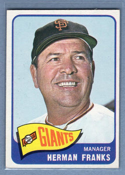 1965 Topps #32 Herman Franks EX-MT  GO100