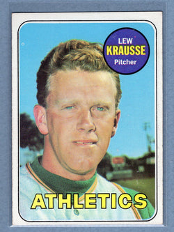 1969 Topps #23 Lew Krausse (a) EX-MT  GO350