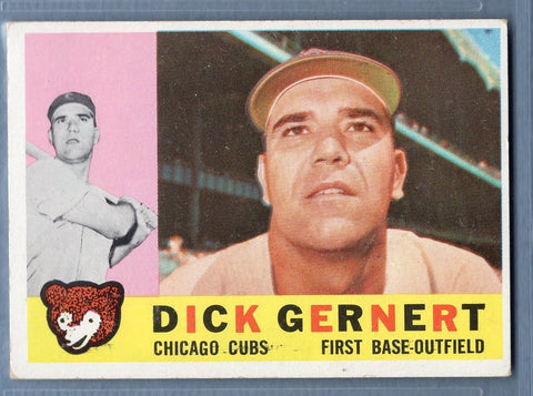 1960 Topps #86 Dick Gernert VG Set Break 1