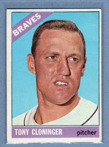 1966 Topps #10 Tony Cloninger (a) VG  GO470