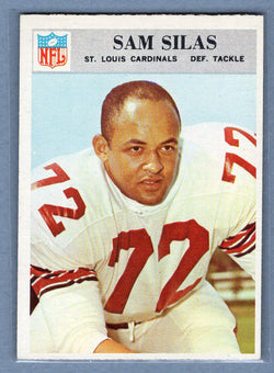 1966 Philadelphia #166 Sam Silas (1) EX-MT  GO320