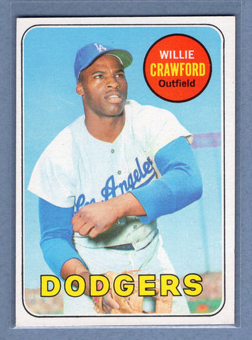 1969 Topps #327 Willie Crawford (a) EX-MT  GOWABB