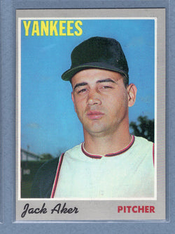1970 Topps #43 Jack Aker  (b) EX-MT  GO200