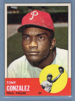 1963 Topps #32 Tony Gonzalez EX-MT    GO122