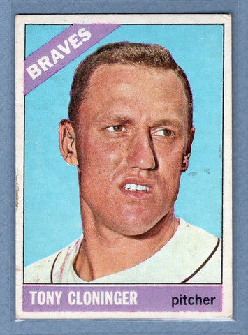1966 Topps #10 Tony Cloninger (st) (c) VG-EX  GO470
