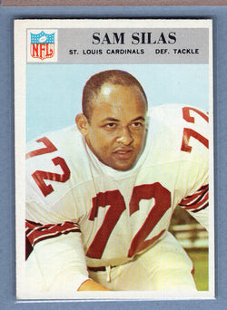 1966 Philadelphia #166 Sam Silas (2) EX-MT  GO320
