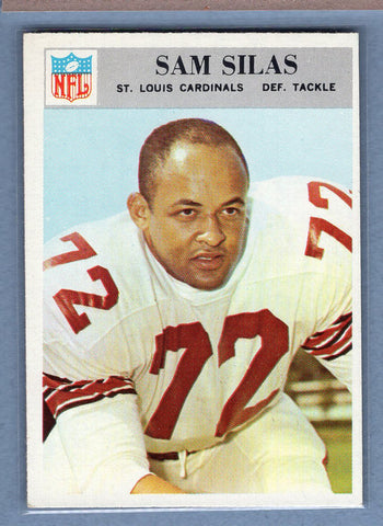 1966 Philadelphia #166 Sam Silas (2) EX-MT  GO320