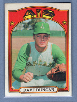 1972 Topps #17 Dave Duncan EX  GO500