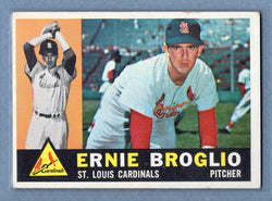 1960 Topps #16 Ernie Broglio EX  GO480