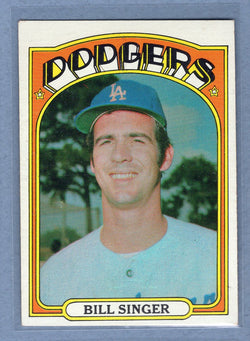 1972 Topps #25 Bill Singer EX   GO483