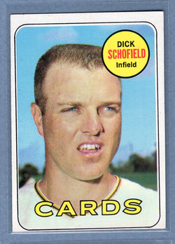1969 Topps #18 Dick Schofield (c) EX-MT  GO700