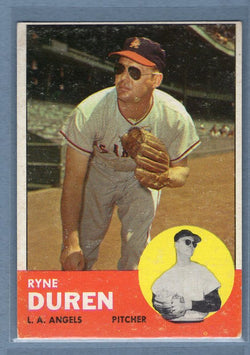 1963 Topps #17 Ryne Duren VG-EX      INVGO395