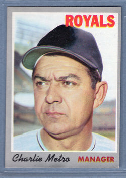 1970 Topps #16 Charlie Metro  EX-MT  SB1