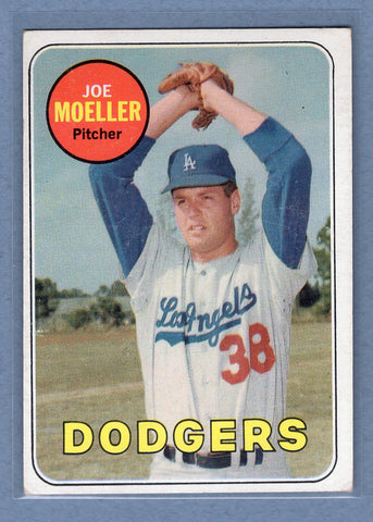 1969 Topps #444 Joe Moeller EX  GO572