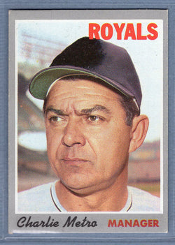1970 Topps #16 Charlie Metro  EX-MT  SB2