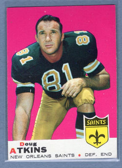 1969 Topps #105 Doug Atkins (HOF) EX-MT  Set Break GO263