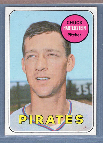 1969 Topps #596 Chuck Hartenstein EX  GO661