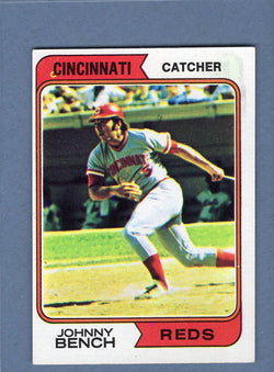 1974 Topps Baseball #10 Johnny Bench NM-MT 001