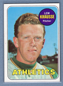 1969 Topps #23 Lew Krausse EX-MT  GO477