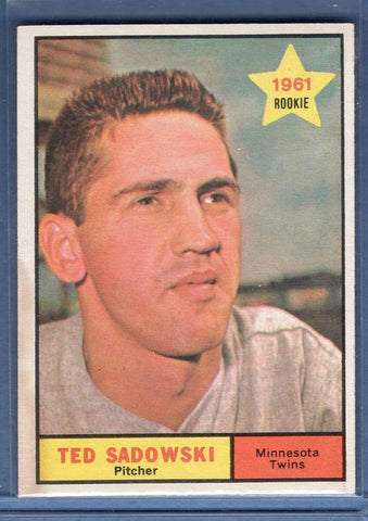 1961 Topps 254 Ted Sadowski EX-MT