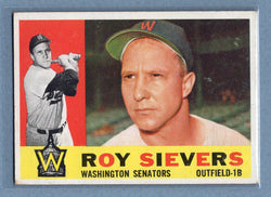 1960 Topps #25 Roy Sievers (b) VG  GO257