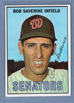 1967 Topps #27 Bob Saverine EX-MT  GO390
