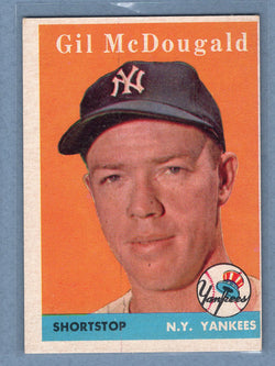 1958 Topps #20 Gil McDougald  EX  GO387