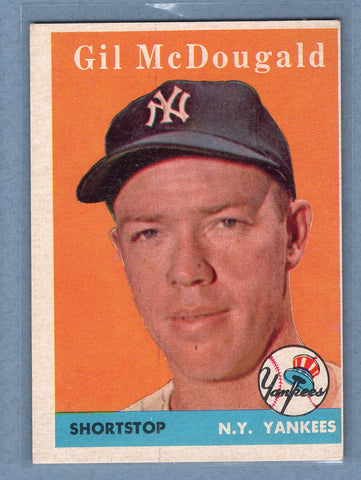 1958 Topps #20 Gil McDougald  EX  GO387