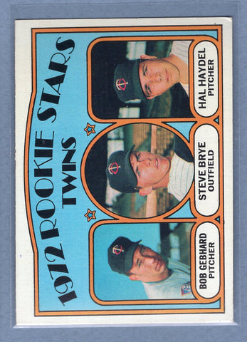1972 Topps #28 Twins Rookies EX   GO311